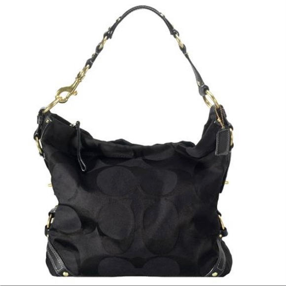 Coach Signature Slim Large Hobo Handbag - Picture 9 of 9